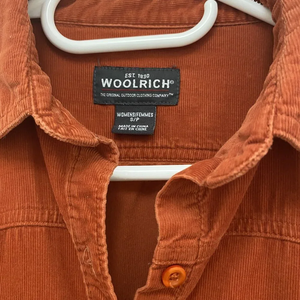 Woolrich Corduroy Shirt in Natural Orange - Western Style - Picture 3 of 5
